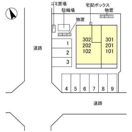 D-Regalo勝見の区画図