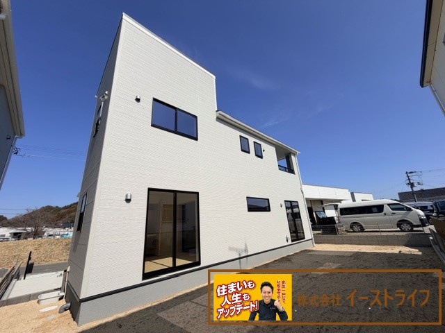 【新築戸建】　いわき市内郷御厩町4丁目第1　長期優良住宅の外観|5号棟南側外観です