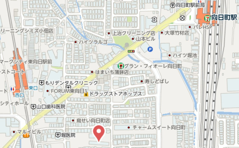 エクセル渋川　4階の地図