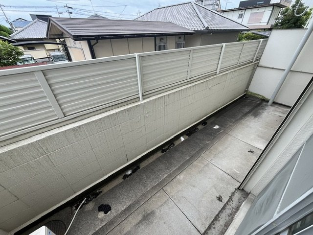 山本レンターマンションのバルコニー