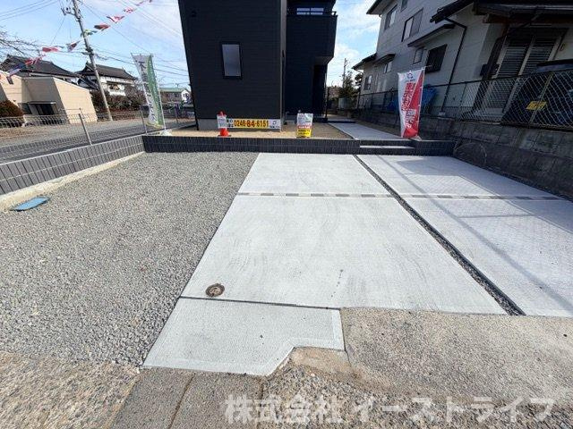 【新築戸建】　いわき市常磐西郷町第1　限定1棟　長期優良住宅の駐車場|カースペースです。