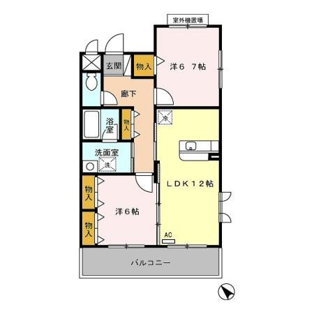 エクセレンス フジエ　　刈谷市近郊の賃貸はクラスホームの間取り