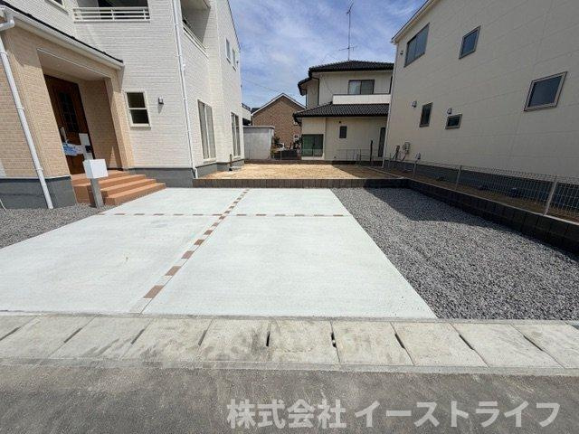 【新築戸建】　いわき市泉町滝尻第2　長期優良住宅　全8棟の駐車場|7号棟写真　カースペースです。