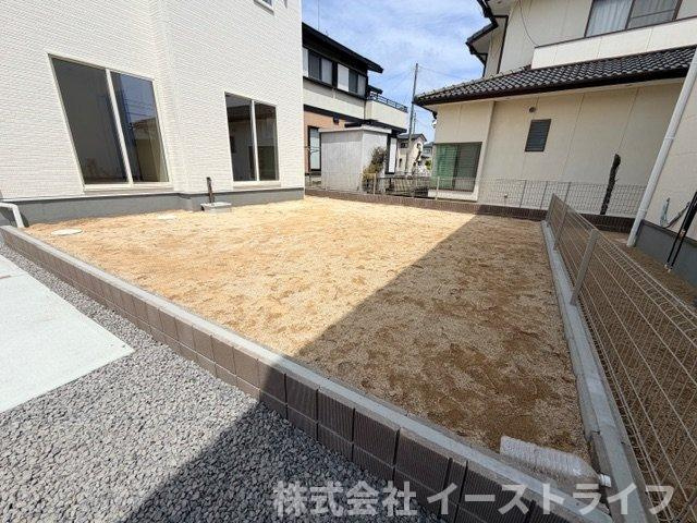 【新築戸建】　いわき市泉町滝尻第2　長期優良住宅　全8棟の庭|7号棟の庭です