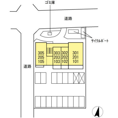 ｂｏｎｈｅｕｒ　ａ　ｖｏｕｓの区画図