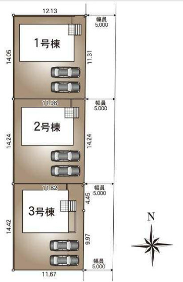 クレイドルガーデン板野町大寺第四の区画図