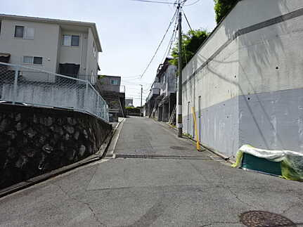 南区堀越３丁目の前面道路含む現地写真