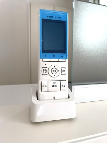 福面2丁目カーサヴェルディ一戸建ての防犯設備|インターホン子機です