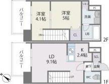 MODERNPALAZZO博多駅南AXIAの間取り