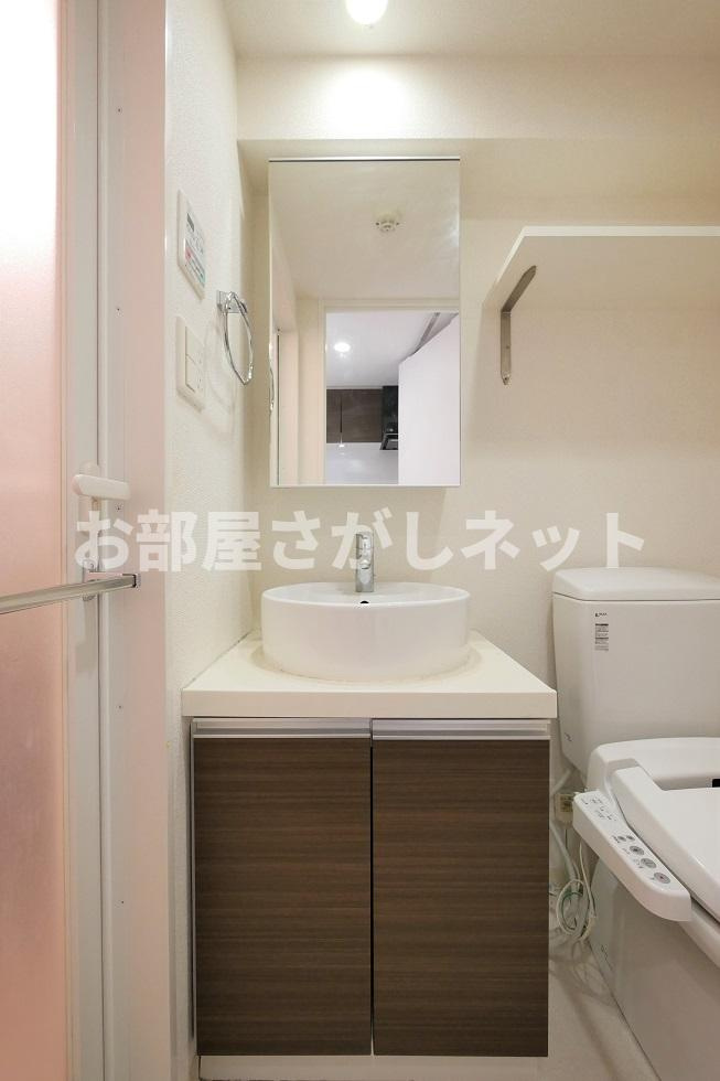 プレミアムキューブ横浜【おとり物件なし】#学生・社会人にオススメ！初期費用分割払いOK！の独立洗面台