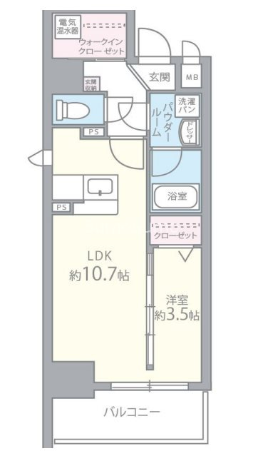 ソシオ心斎橋の間取り