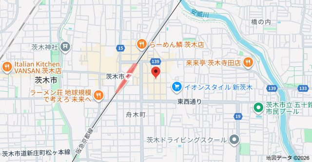 ソラージュ茨木の地図