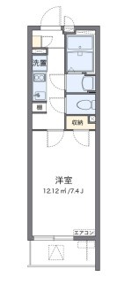 クレイノクーラ　ルガルの間取り
