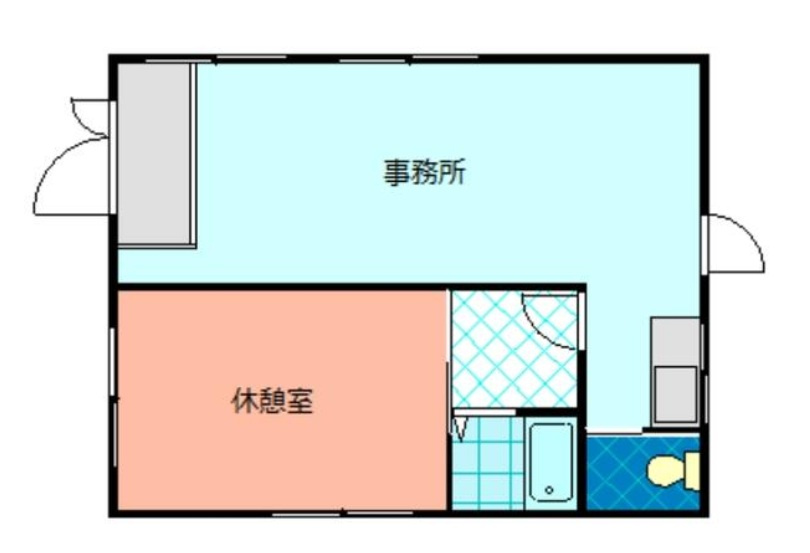 秦野市菖蒲の倉庫の間取り