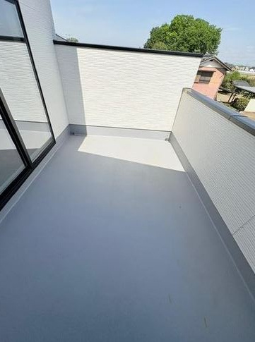 【新築】鶴ヶ島市上新田1期 2号棟のバルコニー|陽当り良好なバルコニーです