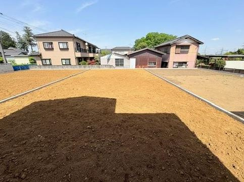 【新築】鶴ヶ島市上新田1期 2号棟の庭|大変広々したお庭です
