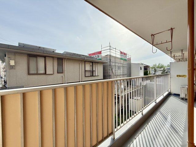 上社ハイツのバルコニー
