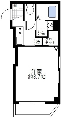 エステ浅草壱番館の間取り
