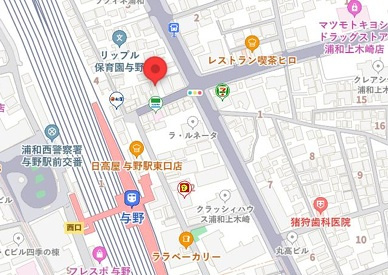 Reve与野（レーヴヨノ）（旧：上木崎一丁目ビル）の地図
