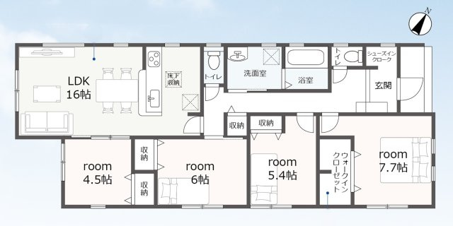 【間取り】 | 駿河区広野4丁目　新築戸建　全1棟