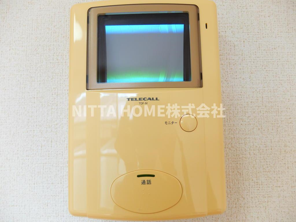 アンジェリートのセキュリティ|ＴＶインターホン付きで来客時も安心です◎