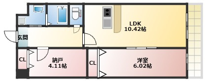アーバンパーク新大阪の間取り