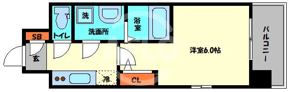 エスリード弁天町ポートヴィラの間取り|エスリード弁天町ポートヴィラ　間取り