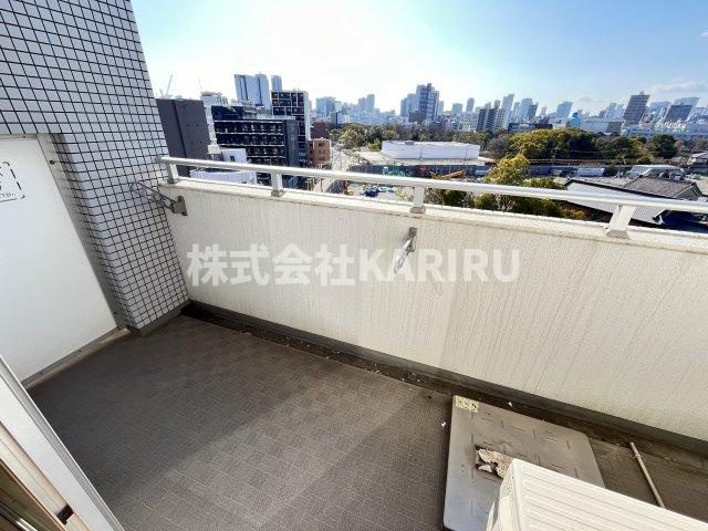 セイワパレス大阪城北のバルコニー
