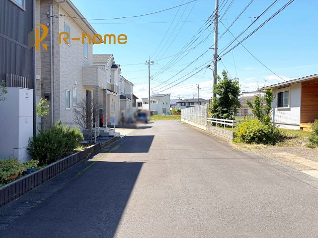 つくばみらい市富士見ヶ丘3丁目　売り地　B区画の前面道路含む現地写真|大きなお買い物だからこそ、メリット・デメリットを伝えさせて頂きます。
R-homeにお任せください♪