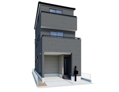 【完成予想図】 | Livele Garden.S大阪市東住吉区住道矢田23期 | 住宅＆地盤保証付／フラット35S利用可！追加工事セット選べる5種類プラン有。詳しくはお問い合わせください。