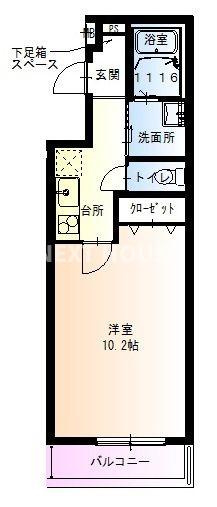 フジパレス山之内Ⅹ番館の間取り