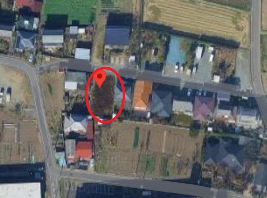 前橋市江木町　　売地の地図
