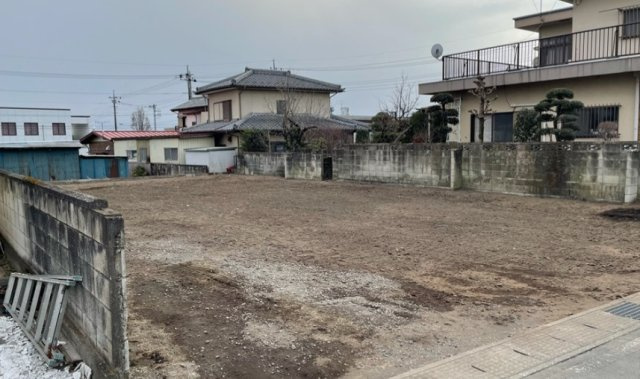 前橋市江木町　　売地の外観