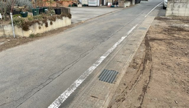 前橋市江木町　　売地の前面道路含む現地写真
