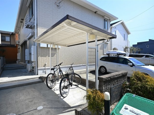ソレアードⅤのその他共用部分|駐輪場です