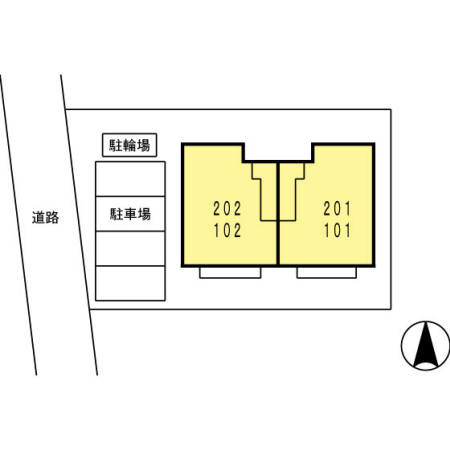 ソレアードⅤの区画図
