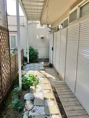 上鷺宮戸建の庭