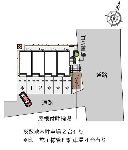 レオネクストクレールウィンの区画図