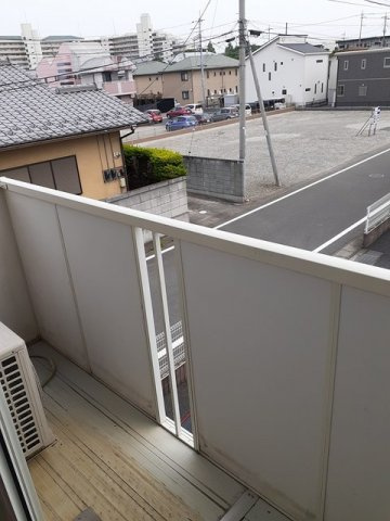 ロイヤルパークＡのバルコニー|バルコニー付きです
