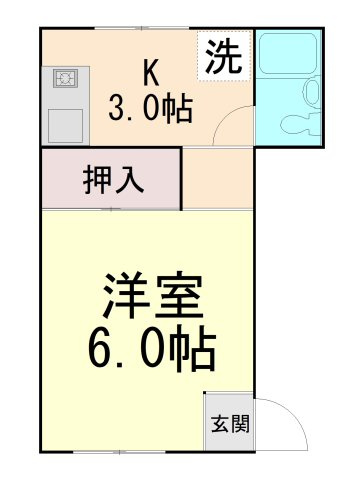 加野ハイツの間取り