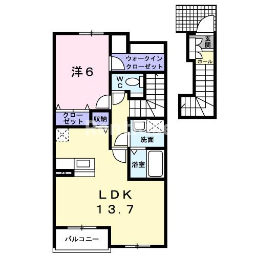 フレスクーラーＢの間取り
