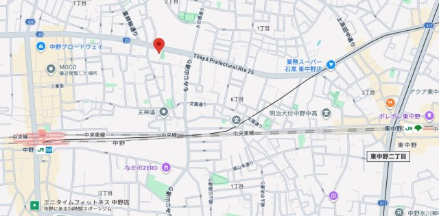 ★仲介手数料無料★ルイシャトレ中野（新規リノベーション済み・即入居可能）の地図