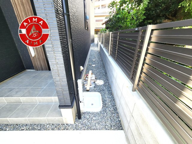 春日市昇町4丁目第1-3棟（3号棟）の外観|お庭で自由な時間を過ごせます。