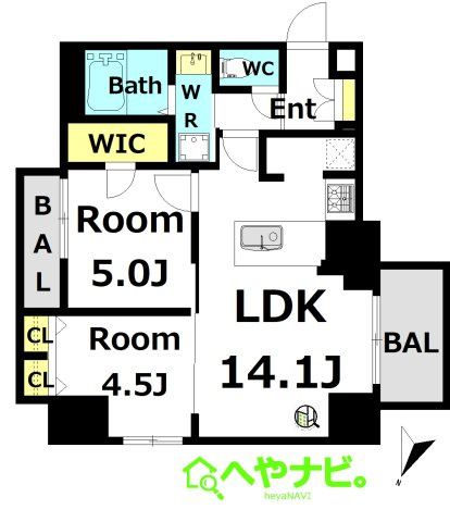 【間取り】 | S-RESIDENCE高岳bresa(ブレサ)