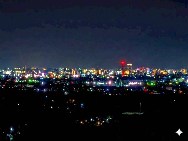 【展望】 | 高崎市高浜町　ガレージ付き中古戸建　夜景が一望できます！