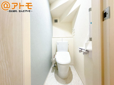 【トイレ】 | 沼津市下河原町　新築一戸建て　全1棟 | 清潔感のあるトイレです！