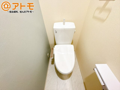 【トイレ】 | 沼津市下河原町　新築一戸建て　全1棟 | 清潔感のあるトイレです！