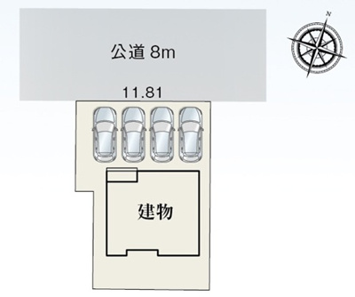 【区画図】 | 沼津市下河原町　新築一戸建て　全1棟