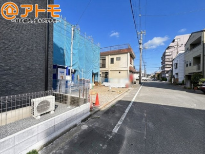【前面道路含む現地写真】 | 沼津市下河原町　新築一戸建て　全1棟