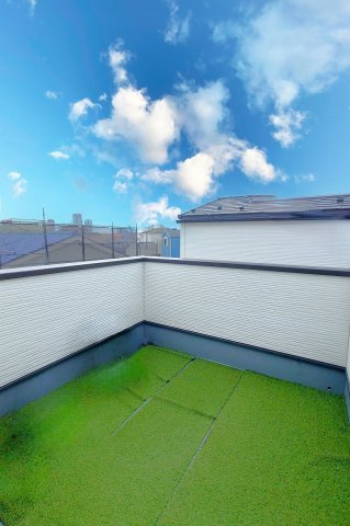 川崎市中原区市ノ坪　戸建のバルコニー